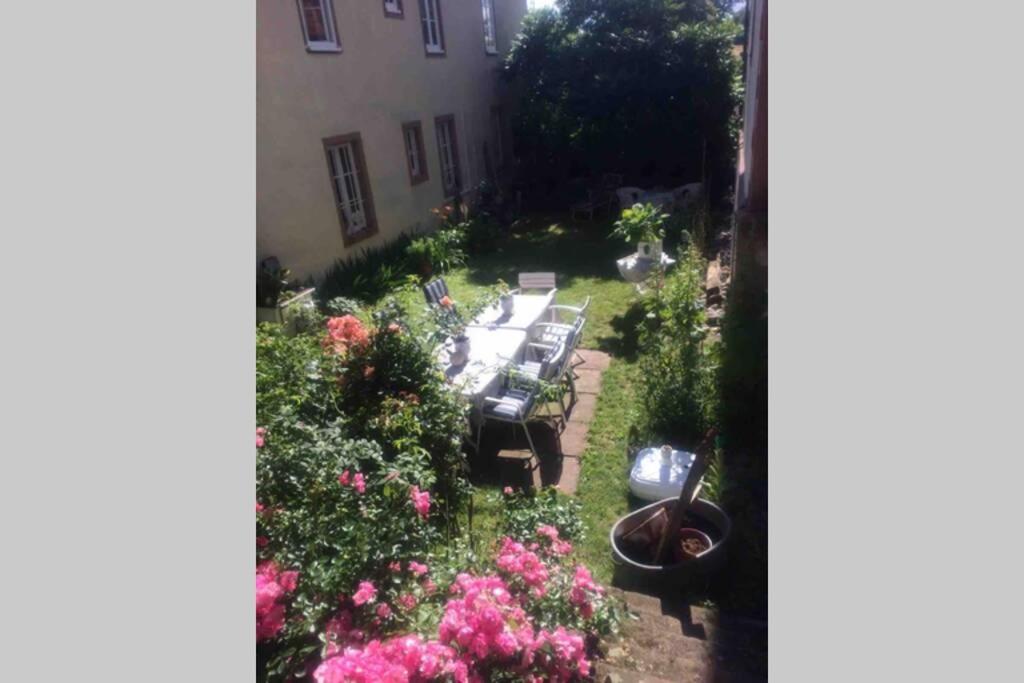 Villa Liebevolles, altes Schulhaus im Vintage Stil Wartmannsroth Exterior foto